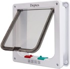 Medium Cat Door Interior exterior Door  4 Way Locking Cat Flap Door