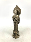 Vintage Japan Buddha Statue Metal Kudara Kannon Buddhist Horyuji Temple Re0209