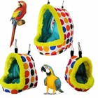 Pet Bird Nest Plush Parrot Warm Hanging Sleeping Bed Cave Cage Hut Hammock