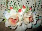 Antique Sailor s Valentine Nantucket Basket Sea Shells Scallop Folk Art