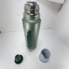 Vintage Aladdin Stanley A-944dh 1 Quart Green Thermos Vacuum Bottle Made In Usa