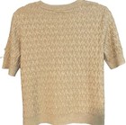 Nwt Michael Kors Women Short Sleeve Logo Printed Top sz  M  Xl  Ret  110 00