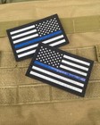 Ir American Flag Usa Police Law Enforcement Tactical Patch Set Thin Blue Line