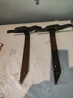 2pc  Vintage Cast Iron Snow Birds Roof Guards  Architectural Salvage