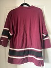 Vintage Nike Street Hockey Jersey Maroon Size Xl 