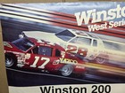 Rare Vtg Winston West Nascar Winston 200 Riverside Park Speedway Ma Poster