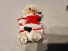 Rare Vintage Santa   Mrs Claus Riding Train Salt Pepper Shakers Japan Figural