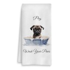 Pug Gifts Bathroom Hand Towels  Pug Lover Gifts Hand Towels For Dogbath-04