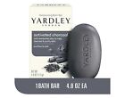 Yardley London Moisturizing Bath Bar Activated Charcoal 4 Oz  - Pack Of 4