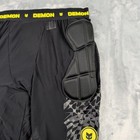 Demon Snowboard Hip Pad Shorts Mens Xl Black Yellow Padded Protective Gear