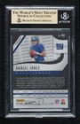 2019 Panini Prizm Rookies Orange  249 Daniel Jones Bgs 9 5 Gem Mint Rookie Rc