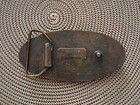 Vintage 1970   s Chevrolet Indiana Metal Craft Solid Brass Belt Buckle