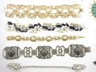 For Repair  Missing Rhinestones Vintage   Modern Jewelry Lot