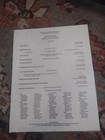 Laminated Playbill George Bush Sire Bohemian Grove Band Concert At Lake Bohemia