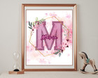 Custom Name Print  Girl Name Print  Custom Initial Print  Digital Download