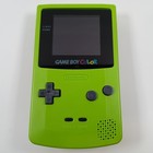 Nintendo Game Boy Color Console Gbc Kiwi Green - Backlit Ips Screen Mod - Mint 