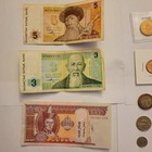 World Currency Lot Coins   Banknotes Mixed Countries Vintage