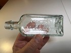 Antique Open Pontil Applied Lip Bottle Morris  Otsego County New York S s  Seely