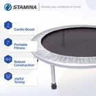 Stamina Products 36 Inch Folding Quiet   Safe Trampoline For Cardio  open Box 