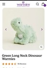 Warmies Scented Weighted Dinosaur 