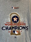 Houston Astros World Series Champions 2017 Tshirt Mens Small Majestic Mlb