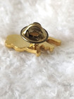 Vintage Mack Truck Bulldog Pin Lapel Tie Tack Hat Pinback Cowboy Gold Tone Dog