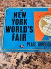 New York World s Fair 1964-65 License  Plate