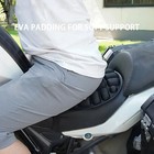 Motorcycle Gel Seat Cushion Comfort Pillow Cover Pressure Relief Universal Pad