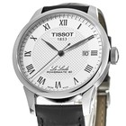 New Tissot Le Locle Silver Dial Black Leather Men s Watch T41 1 423 33