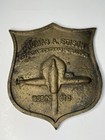 Rare Vintage Uss Thomas A Edison Ssbn 610 Submarine Brass Shield Plaque Crest