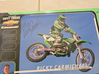 Ricky Carmichael   4 Collection Signed Poster Stickers Cards Motocross Supercros