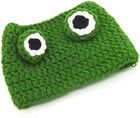 Adorable Pet Funny Hat Cartoon Frog Shape Pet Cap Weaving Puppy Cat Hat Pet Groo