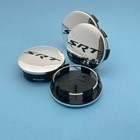 4pcs Set Chrome Black Srt Wheel Center Caps For 2011-2022 Charger Rim Hub Covers
