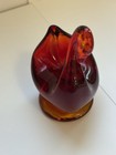 Leo Ward Red Glass Swan 207