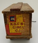 Antique 1909 National Licorice Co  N d c    Co  Circus Wagon Pull Toy - Wooden