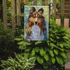 Caroline s Treasures Sheltie Toby Garden Flag 7397gf