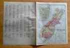 Antique Maps 1903 Africa Continent   New Zealand 21 3 4 X 14 1 2 Original