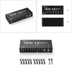 Mosky Iso 10 Isolated Output Guitar Bass Effect Pedal Power Supply 9v 12v 18v Us