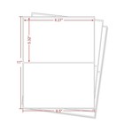 50 Shipping Labels 8 5x5 5 Half Sheet Rounded Corner Self Adhesive 2 Per Sheet
