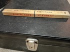 Vintage Floating Fishing Knife Ruler Honest Dishonest Fisherman Japan Gag Gift