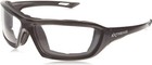 Extremis Full Black Frame Safety Glasses With Clear Anti-fog Lens