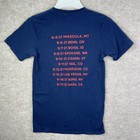 Death Cab For Cutie T Shirt Adult Small Blue 2021 Tour Concert Usa Mens