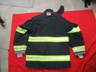 Globe Black Gxcel 40 X 33 Drd  Firefighter Jacket Coat Turnout Bunker Gear Tow