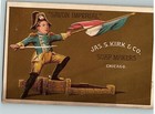 S Jas Kirk Card Soap Trade Co Chicago Makers Victorian Savon Imperial Frenchman