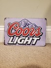 Coors Light Metal Beer Sign