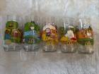 Snoopy Mcdonald s Vintage Camp Glasses Complete Set Of 5 Novelty 6    Tall New