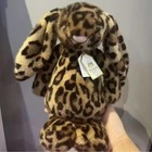 Jellycat Leopard Bunny Plush Toy Doll Soft Stuffed Gifts With Dust Bag