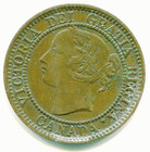 Canada Large Cent 1859 Narrow 9 Km-1 Pretty Hg Coin   Lotdec3846