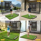 Sturdum 5x4ft Golf Hitting Mat Thickened 31mm Artificial Turf For Indoor outdoor