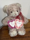 1999 Commonwealth Hugs And Kiss Pink Teddy Bear Plush 10 
